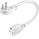 thumbnail image 1 of Cable de extensión corto de 1625 W, 13 A y 16 AWG con enchufe plano de perfil bajo, 1 of 3