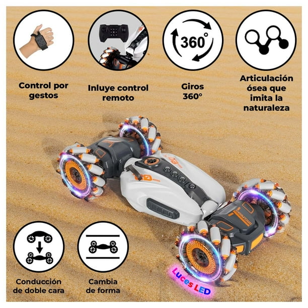 Auto Control Remoto, Gestos 4WD y Giros 360° gris 32*15*7