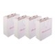 thumbnail image 1 of 4pcs Grande La Manija Del Bolso Del Favor Del Regalo Del Papel Del Banquete De Boda De La Dama De Honor Blanco, 1 of 5