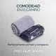 thumbnail image 2 of Toalla de Microfibra Terry Gris, 2 of 7