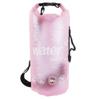 Ioensy - Bolsa Seca Impermeable Con Parte Superior Enrollable, Ligera Y Portátil Para Flotar, Senderismo, Pesca, Color Rosa