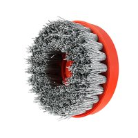 Magideal - Cepillo De Rueda De Alambre Cepillo De Pulido Rosca M14 Cepillo De Esmerilado Accesorio Cepillo Redondo Abrasivo Para Piedra Antigua Alambre De Acero Inoxidable Adecuado Para Grano 1000