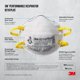 thumbnail image 3 of Respirador 3M 8210 Plus N95 desechable, paquete de 20, 3 of 9