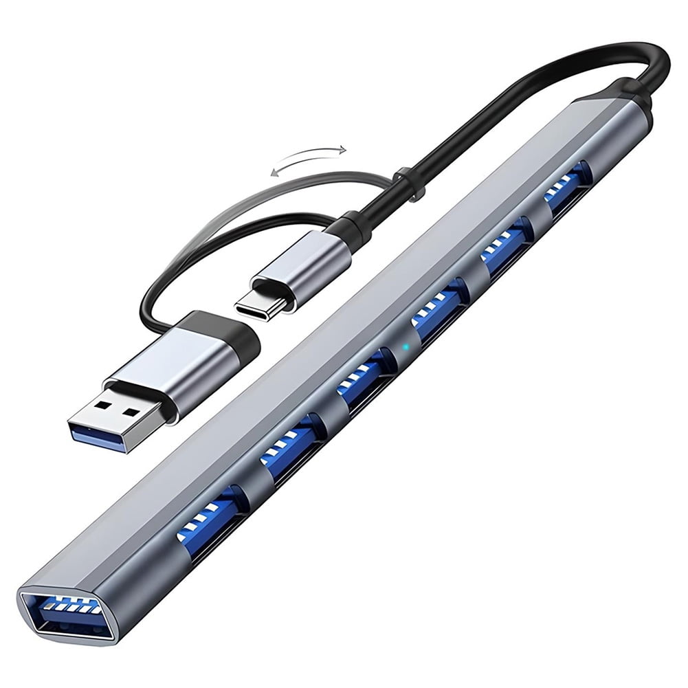 Eon - Hub Alargador Usb- C A 7 Puertos Usb 3.0 Alta Velocidad 5gbs