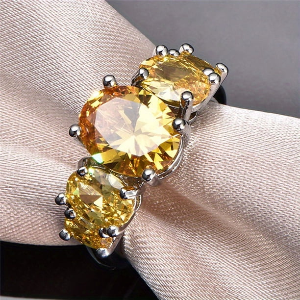 Fashion Eternity Rings Luxury Jewelry Wedding Engagement For Women Girls Gift