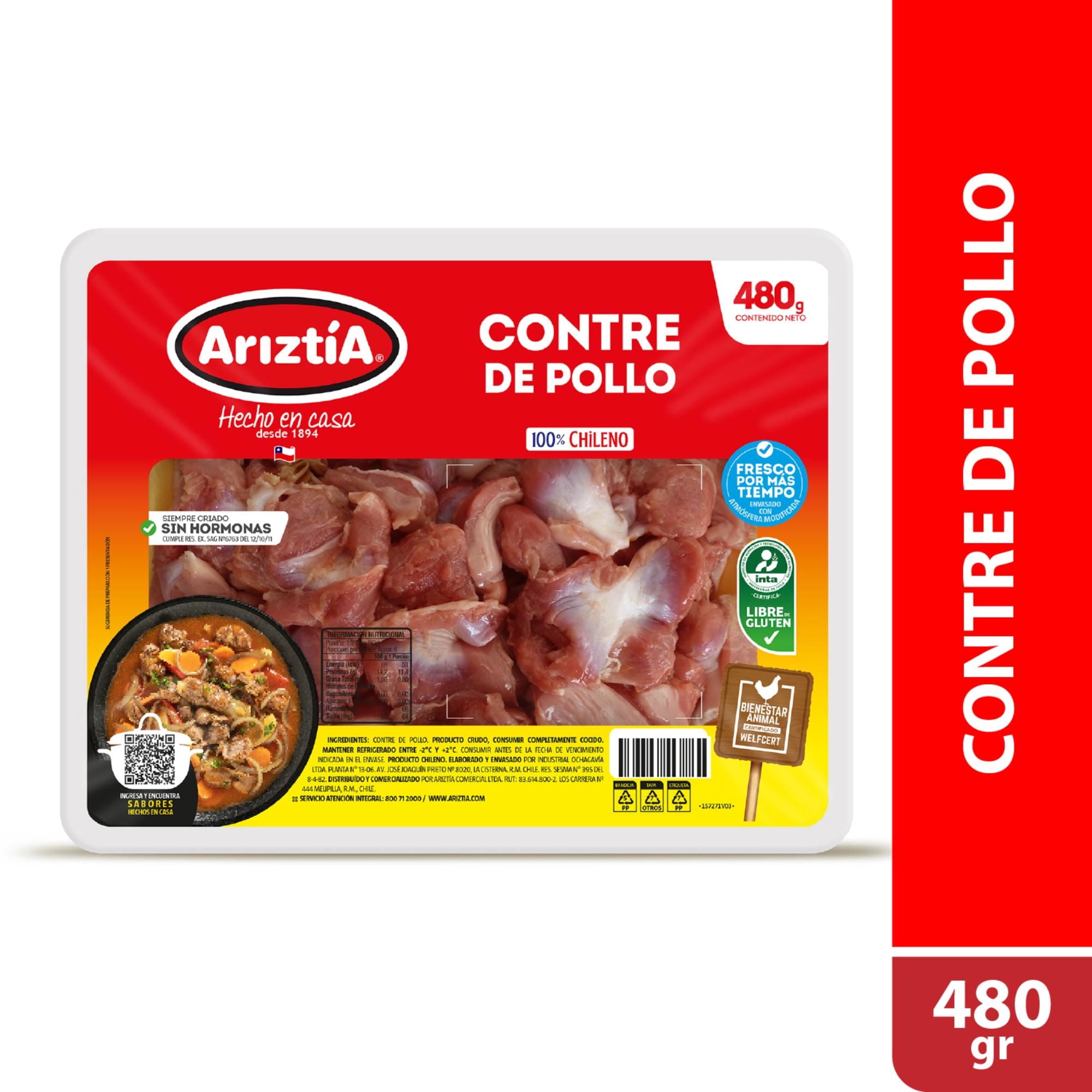 Contre De Pollo 480 g Ariztia