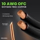 thumbnail image 3 of Cable De Altavoz 10 Awg Con Conectores Tipo Banana De 15 Pies Negro, 3 of 8