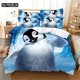 thumbnail image 1 of Penguin Bedding Set Bedding Duvet Cover Set Bedding Set Bed Cover Cotton Bedroom Bed Cover, 1 of 5