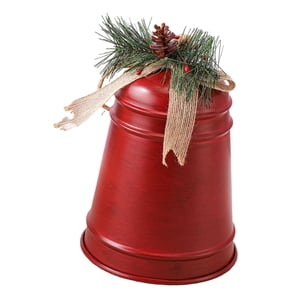 Bothyi - Adorno Colgante De Campana Navideña Para Árbol De Navidad, Decoración Para Cumpleaños, Festivales En Interiores, Rojo, Grande