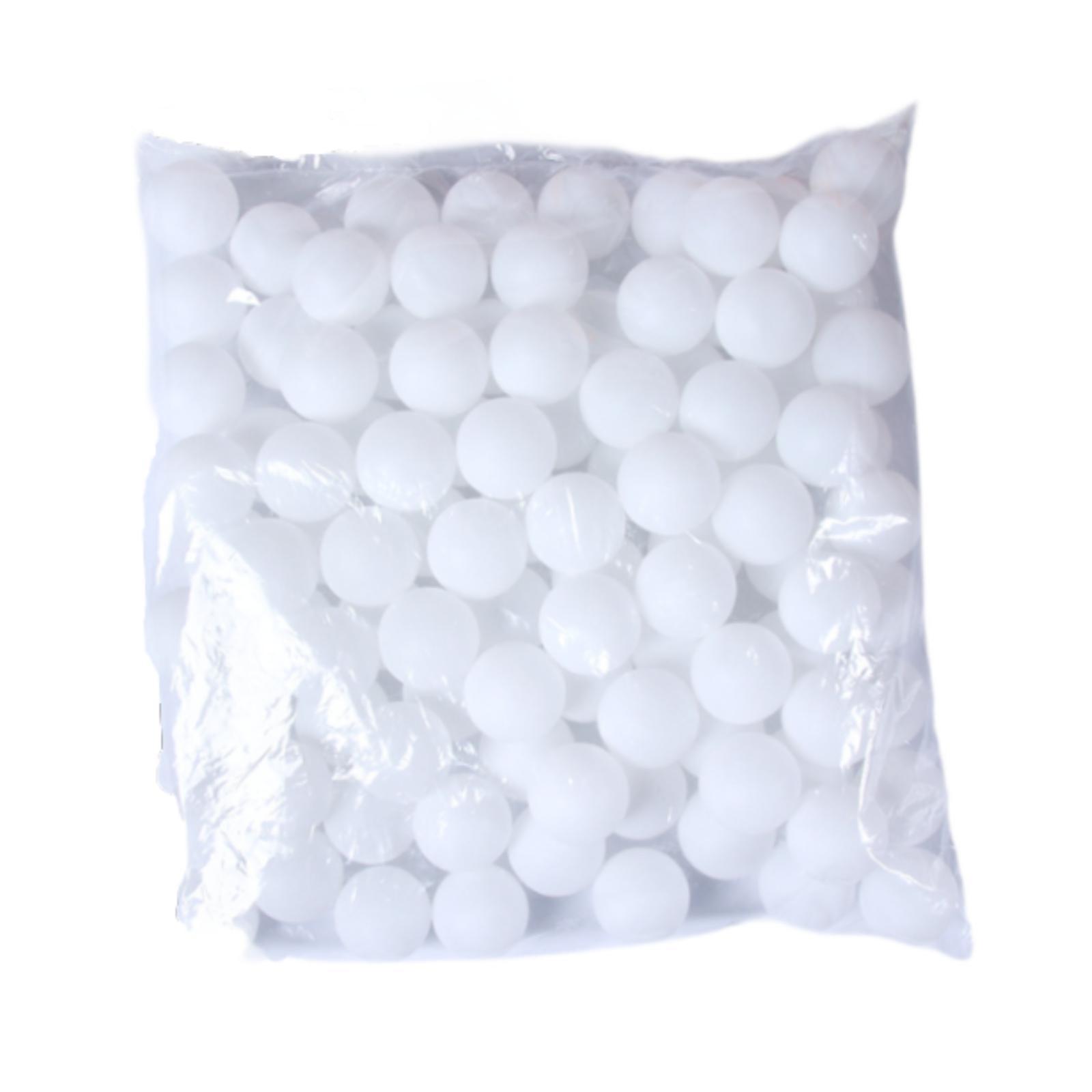 Bothyi - Pelotas De Ping Pong Para Actividades De Rifa, Para Juegos De Billar, Suministros Para Fiestas De Cumpleaños, 150 Unidades, Color Blanco