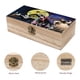 thumbnail image 3 of Pesadilla antes de Navidad Caja Organizadora de Madera Rústica - Caja Decorativa Multifuncional para Escritorio, Hogar, Oficina, Joyas y Manualidades, 3 of 6