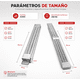 thumbnail image 2 of Rampa Eoland Plegable Acero Moto Cuatrimoto Carga 350 Kg Superficie Dentada Antideslizante Plateado, 2 of 7