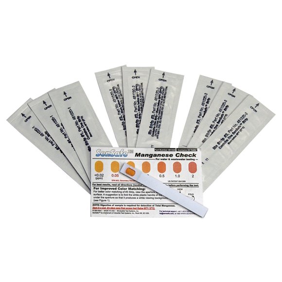 Tira de prueba química Sensafe 481020 Manganeso - 24 unidades