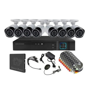 Vipa - Kit 8 Cámaras Seguridad Exterior Con Disco Duro E80Ldd