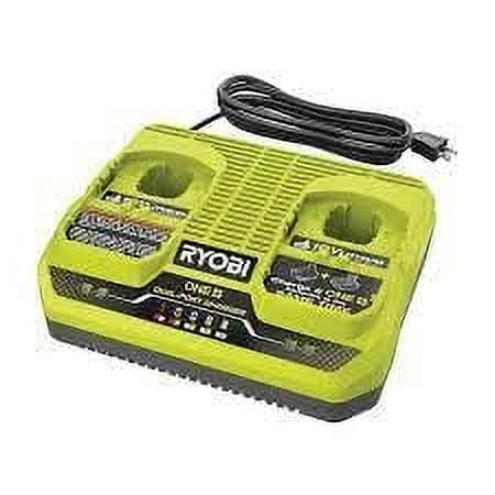 Cargador ONE+ de 18 V de doble puerto de RYOBI simultáneo para 2 baterías