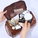 thumbnail image 5 of Bolsa Cosmetiquera Sobaquera Neceser De Viaje De Cuero Impermeable-Negro, 5 of 5