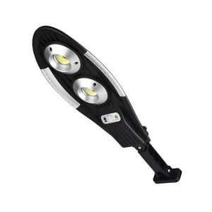 Total Click - Foco Solar 20W Exterior Sensor De Movimiento 35X15Cm Negro