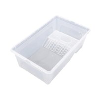 Ioensy - Turtle Tank Aquarium Pet Display Recipiente Para Suministros Para Mascotas De Reproducción De Descanso M