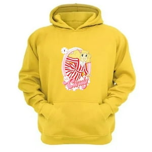 Genérico - Polerón Canguro Candy Amarillo Talla Xs Unisex