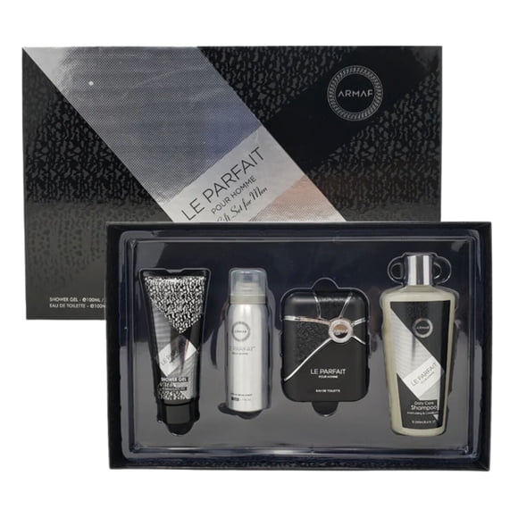 Set de Perfume Armaf Le Parfait 3.4 oz EDP, 4 Piezas para Hombre