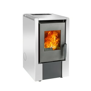 Calefactor A Pellet Amesti Italy 6100 Blanco