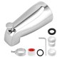 thumbnail image 1 of Desviador universal de metal cromado Faucet QWORK con caño para bañera, 1 of 8
