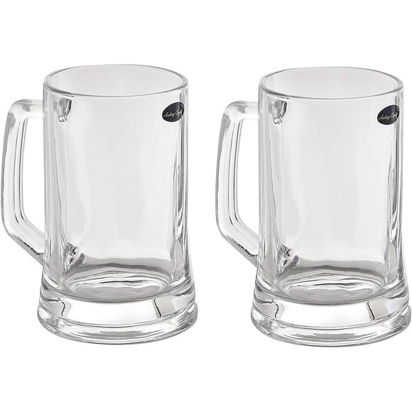 Jarras de Cerveza Amlong Crystal Set de 2 Sin Plomo