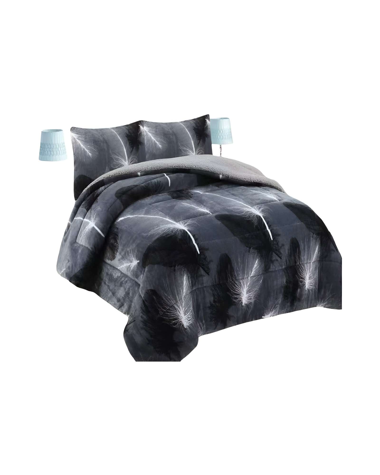 Genérico - Cobertor Con Chiporro King 250X270Cm Color Gris B20