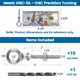 thumbnail image 2 of Eye Bolts Muzata, paquete de 10 unidades, acero inoxidable T316, grado marino, 2 of 5