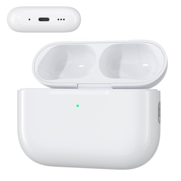 Funda de carga inalámbrica NAONII para AirPods Pro 3 (compatible con Pro 1 y 2) con Type‑C