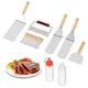 thumbnail image 1 of Set 8 Espatulas Churrasqueras Gruesa Asado Cocina Plancha, 1 of 8