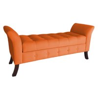 Genérico - Banqueta Baul Regatta Color Naranjo