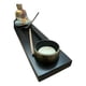 thumbnail image 2 of Porta vela buda con incienso dorado, 2 of 3