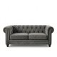 thumbnail image 2 of Sofa Florencia 2C Tela Velvet Gris, 2 of 6