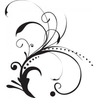 Rienda Libre Graphics - Decomural Swirl Vines Corner Ws-15859