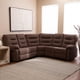thumbnail image 3 of Sofá Seccional Reclinable Malibu Tela Café, 3 of 10