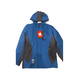 thumbnail image 1 of Chaqueta cortaviento deportiva ultra liviana micropolar azul marino, talla XS, 1 of 2