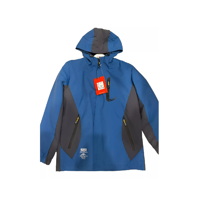 Genérico - Chaqueta Cortaviento Deportiva Ultra Liviana Micropolar Azul Marino, Talla Xs