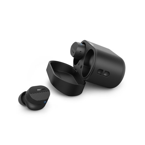 Auriculares Bluetooth Philips Tat5000 True Wireless Con Anc Negros
