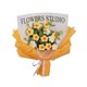 thumbnail image 5 of Ramo De Flores De Ganchillo Ramo De Ganchillo Duradero Para Café Aniversario Vacaciones Amarillo, 5 of 5