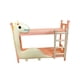 thumbnail image 2 of Muebles Para Muñecas Cama Apilable Para Dormitorio Casa De Muñecas Mini Paisajes Rosa, 2 of 5
