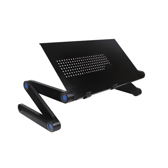 Mesa de Regazo Zippace 420x260 mm Negra Ajustable con Enfriamiento