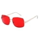 thumbnail image 2 of Gafas de sol ASVP Shop Tyler de lentes rojas estilo vendedor de jabón, 2 of 8