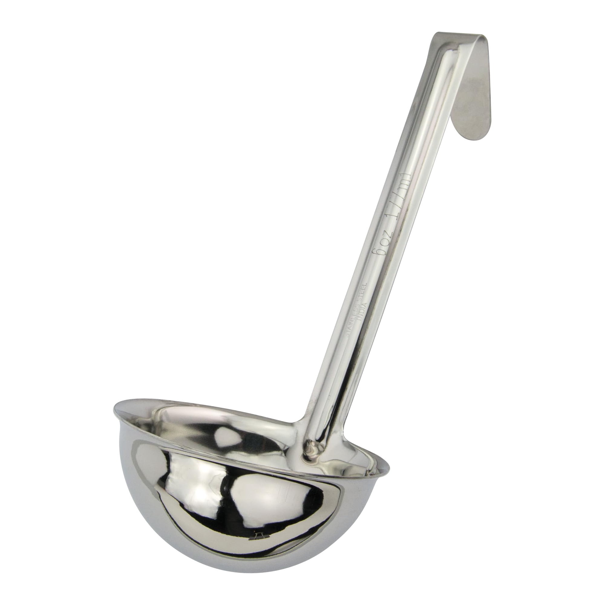 Cucharón Winco De Acero Inoxidable De Una Sola Pieza, 180 Ml/6 Oz