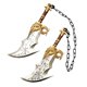 thumbnail image 1 of Espada de espuma LARP 1:1 réplica medieval de Kratos Blades of Chaos, 1 of 7