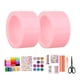 thumbnail image 4 of Blow Bubbles Cinta De Doble Cara Para Ni?os Aula DIY Artesanía Bola Hecha A Mano 2 Rollos Con Herramientas Completas Rosa, 4 of 5