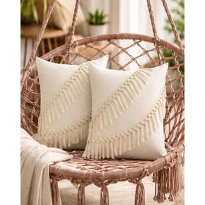 Tengfei - Silla Colgante Hamaca Mas 2 Cojines Interior Y Exterior