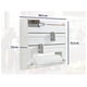 thumbnail image 2 of Portarrollos de pared blanco, 2 of 5