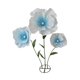 thumbnail image 5 of Flores Gigantes Para Decoración De Bodas Con Base De Pie Para Fiestas De Cumplea?os En Color Azul Claro, 5 of 5
