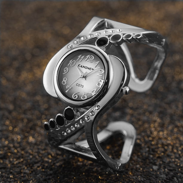 Luxurious Unique Ladies Watch - Stylishly Shaped Bracelet Watch for the Sophisticated Woman